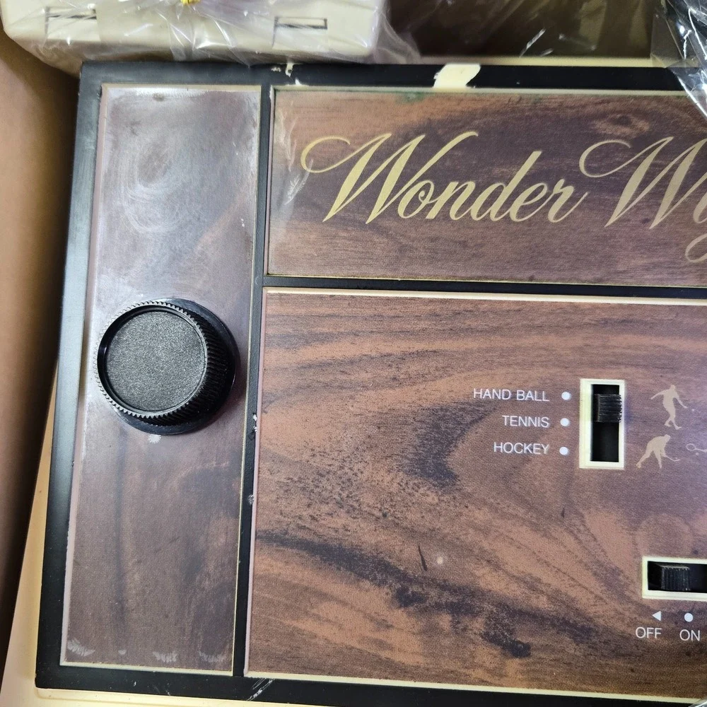 Vintage Wonder Wizard #7702 Sports Video Game Set - In Box - UNTESTED